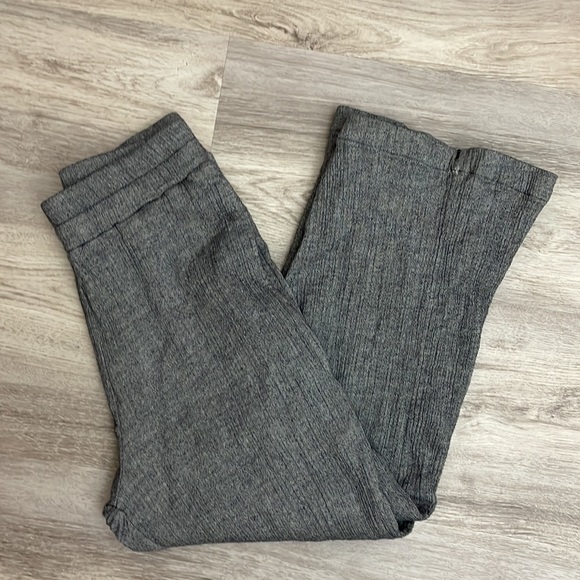Comfy USA Heather Gray Elastic Waist Pull On Cropped Pants Size XS - Picture 6 of 12